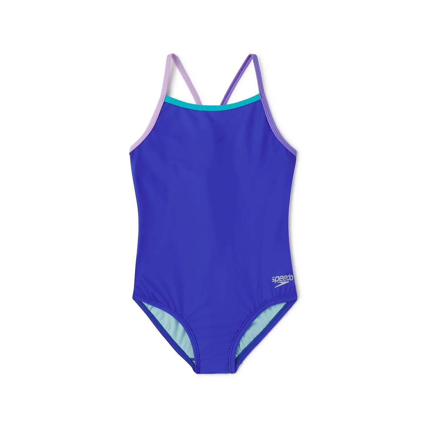 Speedo Girls' Solid Propel Back One Piece Girls' Swimsuit