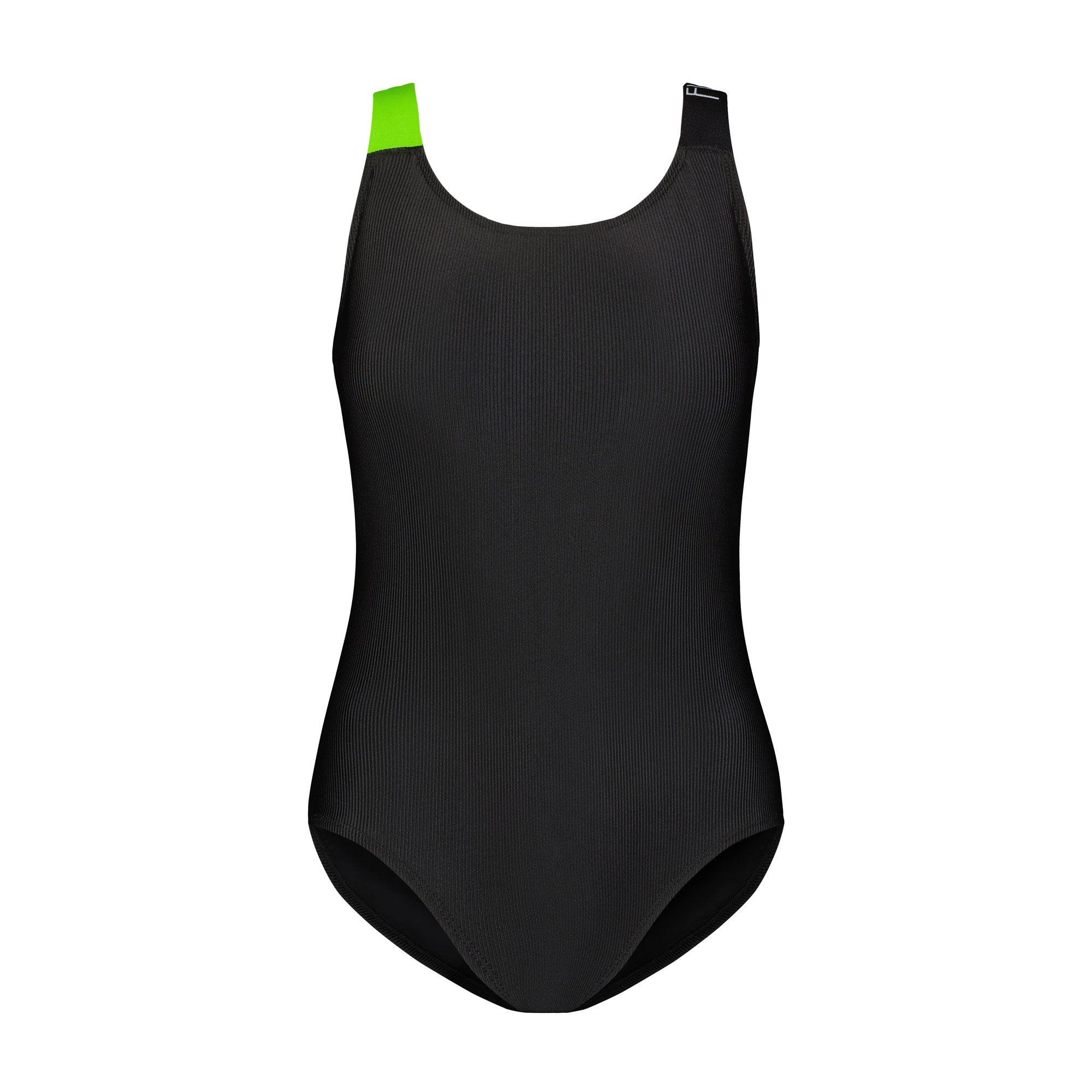 Flamingo Ribbed Logo Suit 25 - Neon