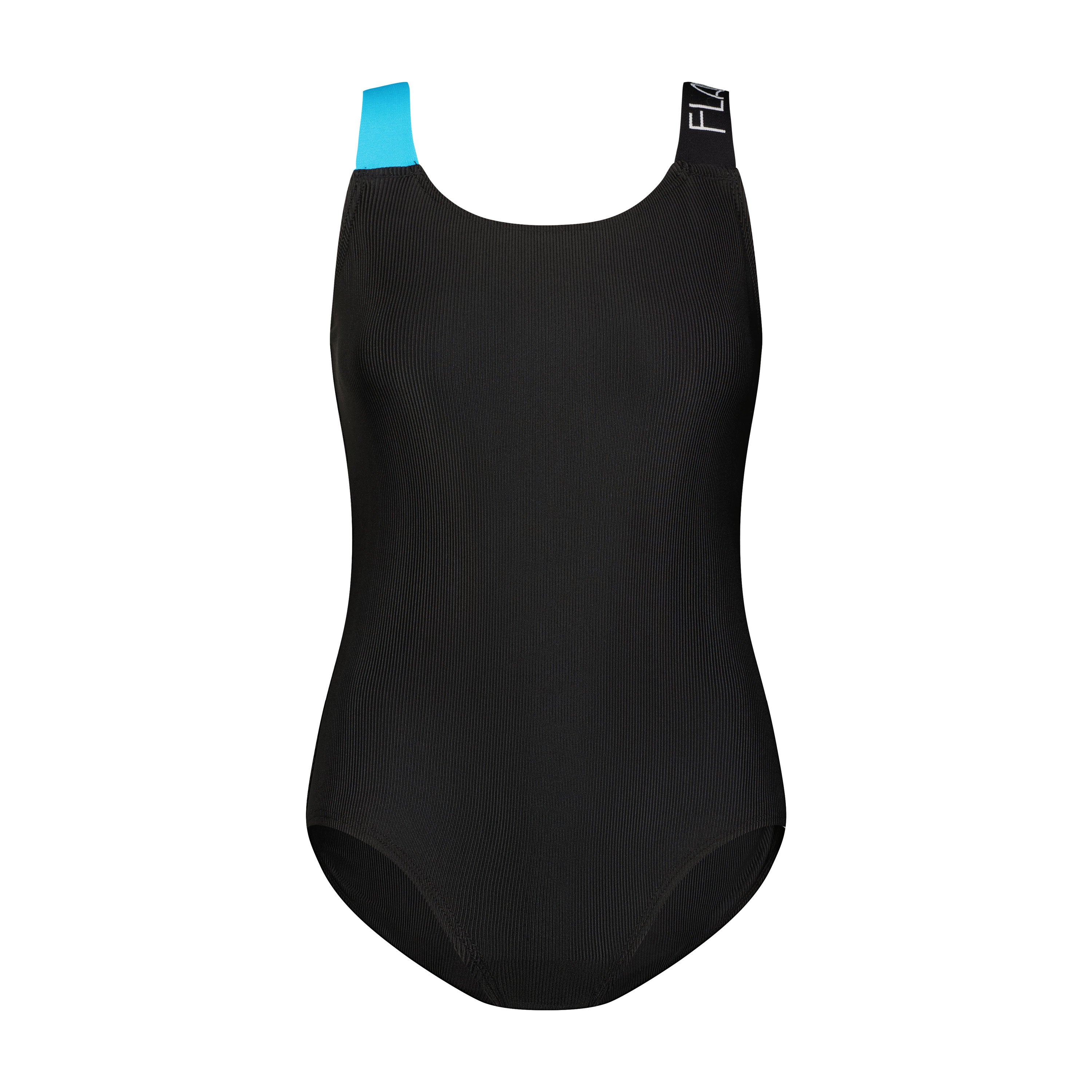 Flamingo Ribbed Logo Suit 25 - Aqua