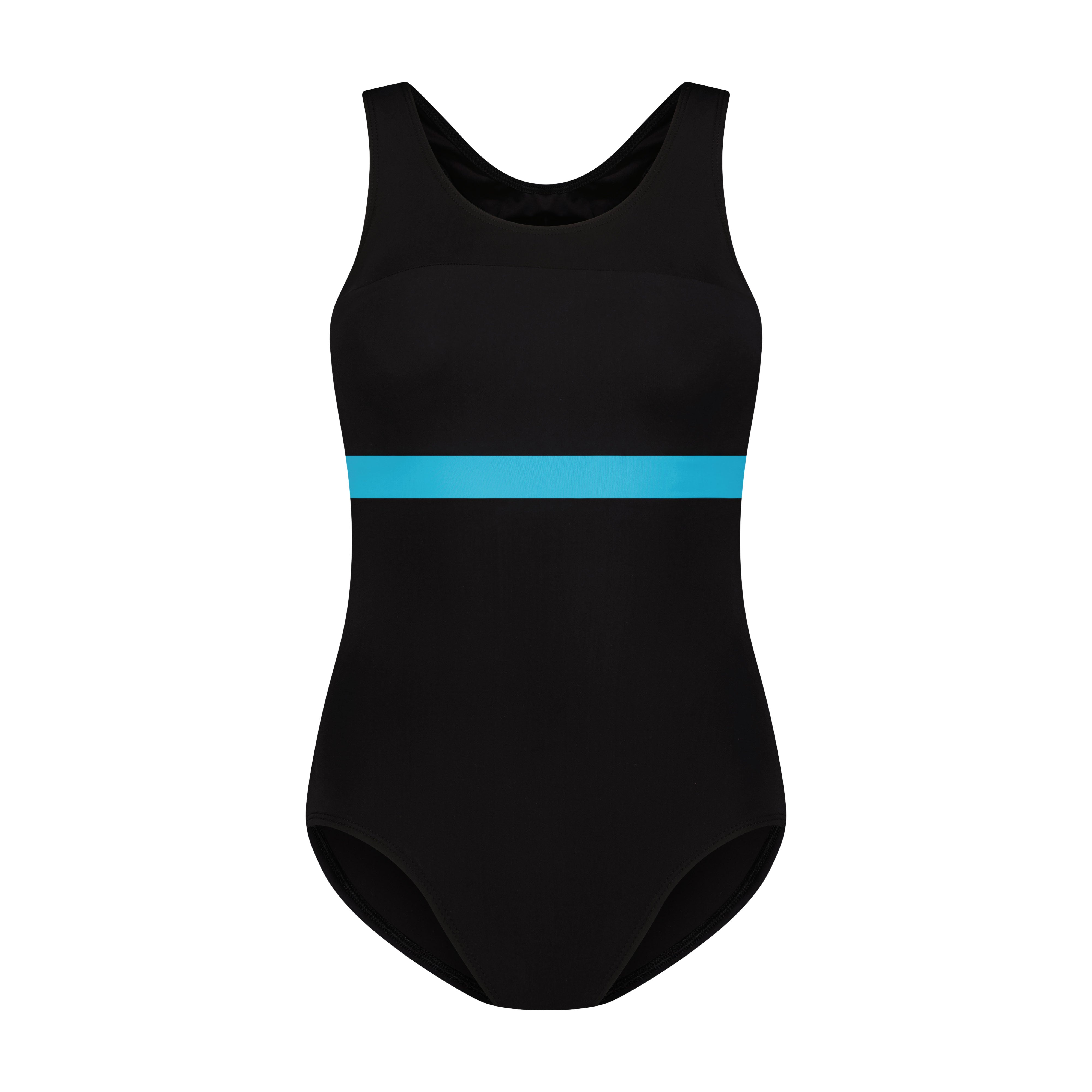 Flamingo Color Block One-Piece Swimsuit