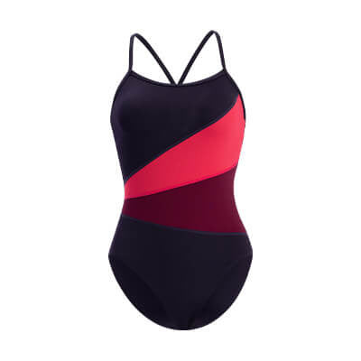 Dolfin Women's Aquashape  Color Block Moderate One Piece Swimsuit