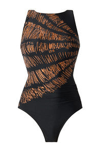Miraclesuit Regatta One Piece in Costa D' Oro Slenderizing Swimsuit