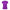 Flamingo Mesh Crew Neck Short-Sleeve Rash Guard - Purple